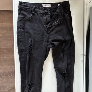PacSun Black Ripped Skinny Jeans
